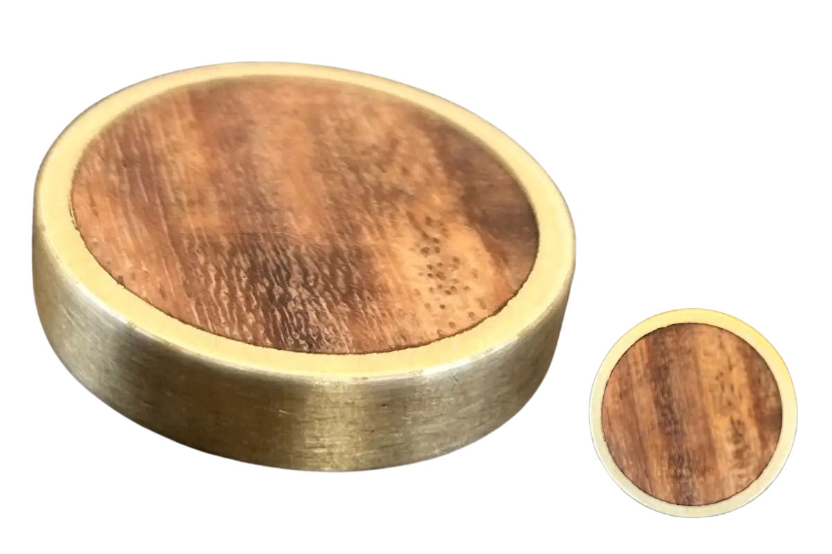 Regal Ring Backgammon Checker in Sheesham Wood