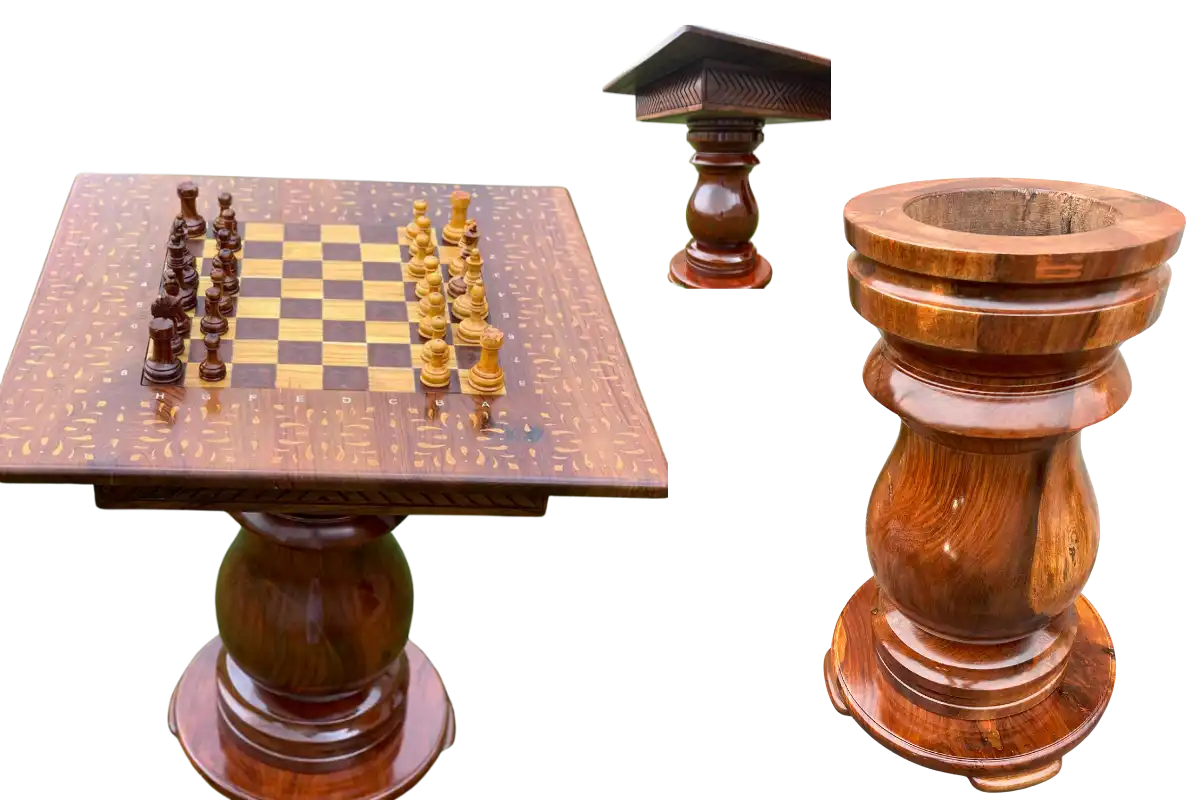 Royal Pedestal Chess Table