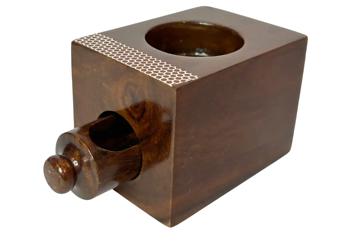 Single Tealight Wooden Matchbox Candle Holder